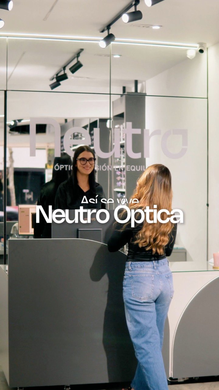 Neutro Óptica · Experiencia de marca